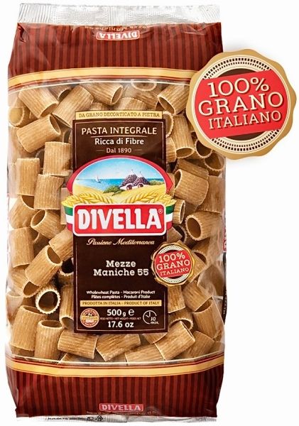 Divella Mezze Fullkorn Pasta 500g.