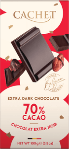 Hovedbilde Cachat Extra Dark Chocolate 70% Cacao 100g.