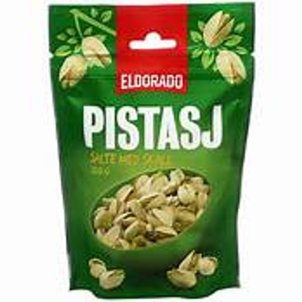 Pistasjnøtter Saltet m/Skall Eldorado 150g.