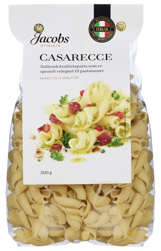 Jacobs Casarecce Pasta  500g.