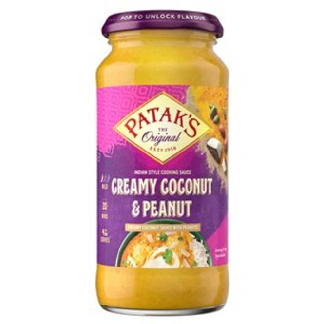 Hovedbilde Patak's Creamy Coconut & Peanut 450g./ Dato
