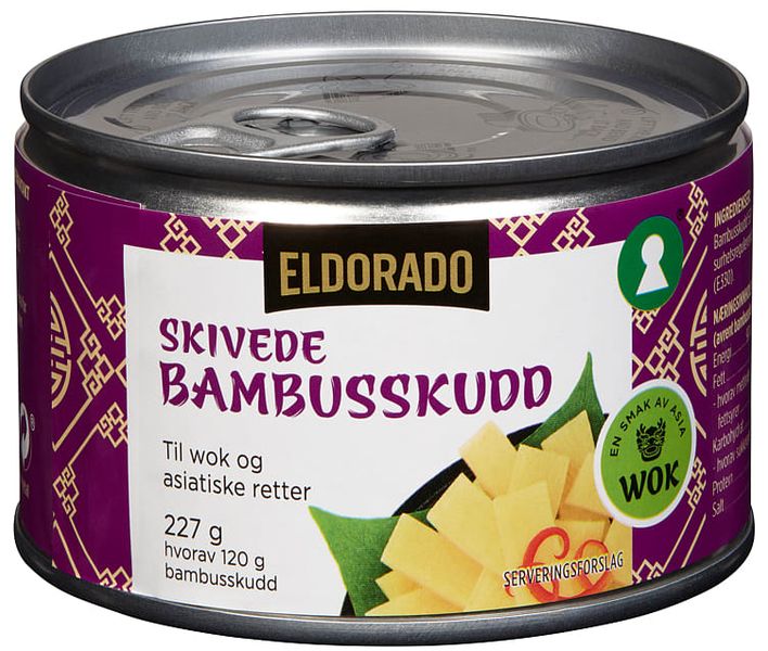 Bambusskudd Skivede Eldorado 227g.