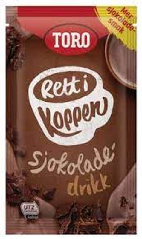 Sjokoladedrikk Rett i Koppen Toro 32g.