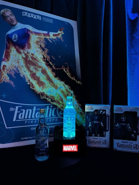 Marvel Fantastic Four - Mr Fantastic Blue Grape Soda 330ml.