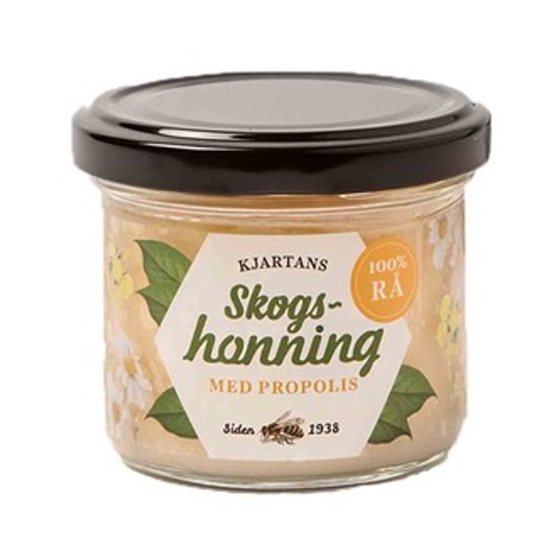 Kjartans skogshonning med propolis 120 g.