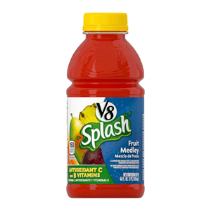 Hovedbilde V8 Splash Fruit Medley 16oz (473ml)./ USA