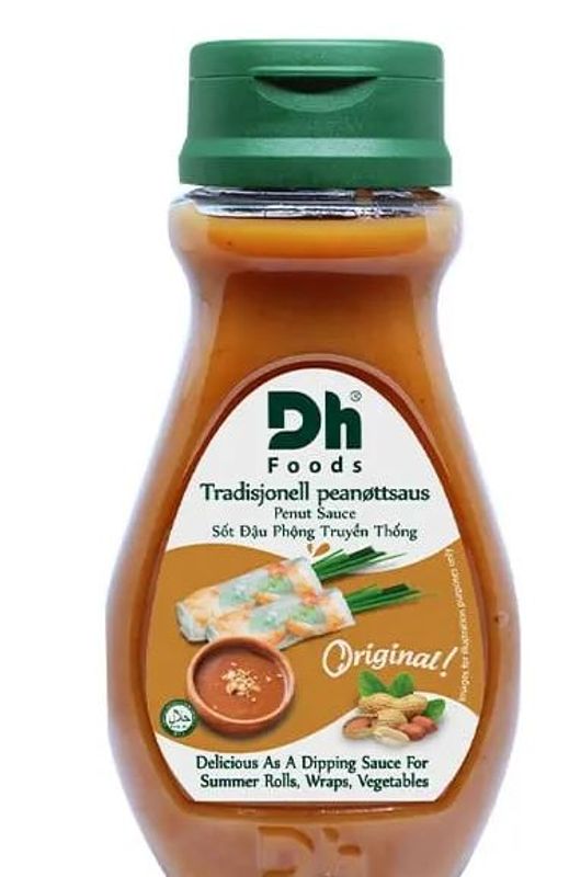 Dh Foods Tradisjonall Peanøttsaus 200g.