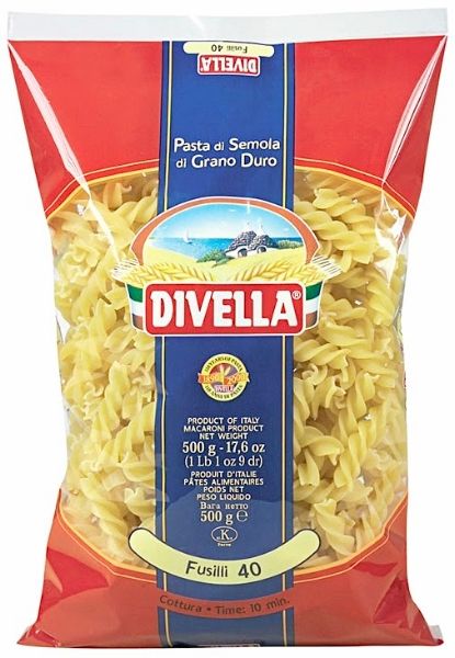 DIVELLA 40 FUSILLI 500g.