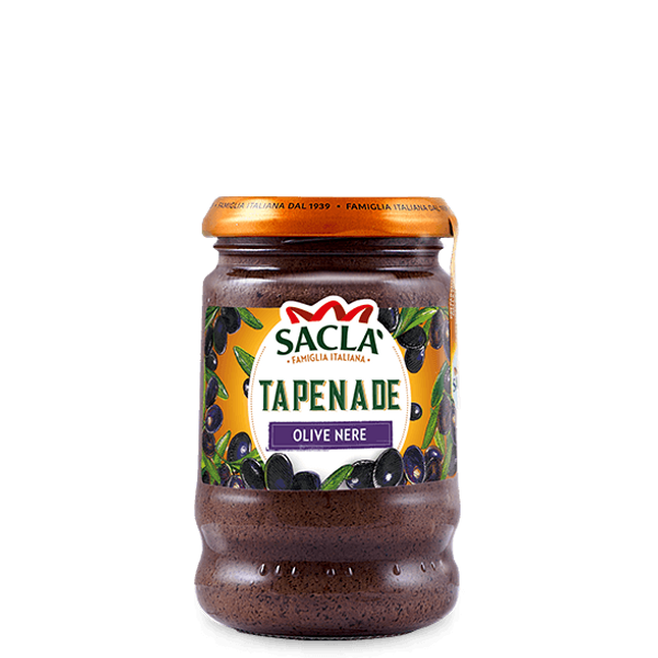 sacla Tapanade m/Sort Oliven 190g.