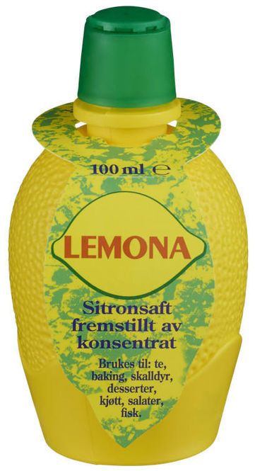 Hovedbilde Sitronsaft Lemona 100ml.
