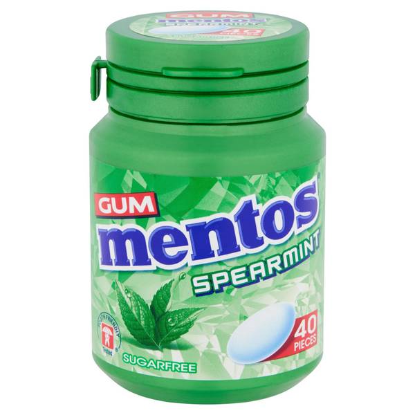 Mentos Gum Spearmint 56g.