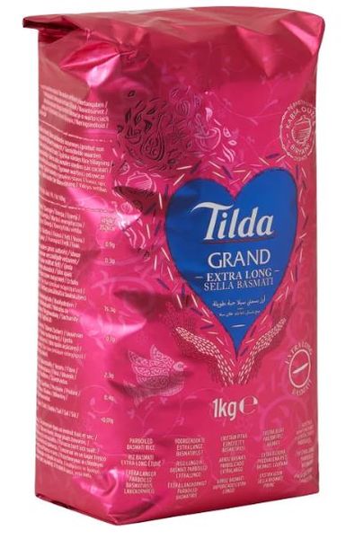 Tilda Sella Basmati Ris 1kg.