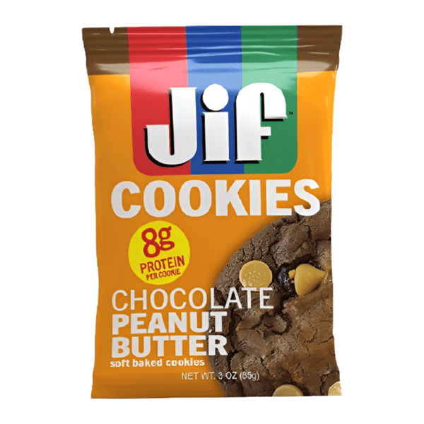 JIF Soft Baked Cookies Chocolate Peanut (85g).