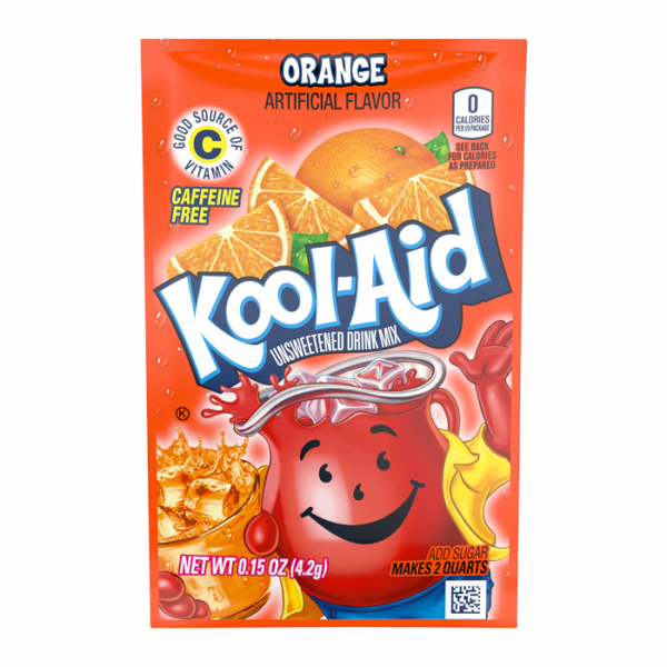 Kool Aid Sachet Orange 2QT((4,2g.))