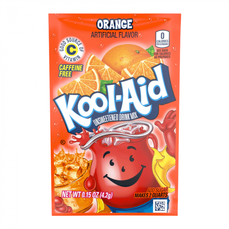Kool Aid Sachet Orange 2QT((4,2g.))/Dato