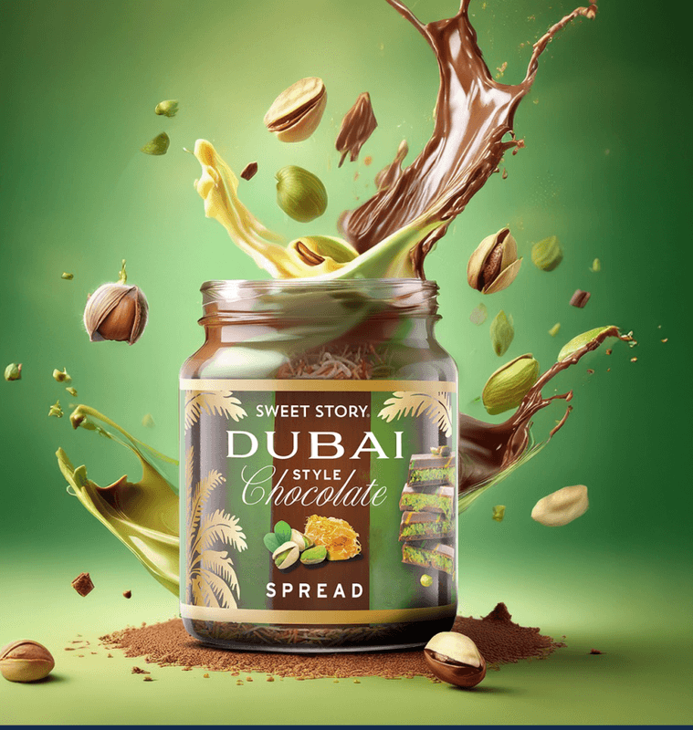 Dubai Sjokolade m/ Pistasjkrem 150g.