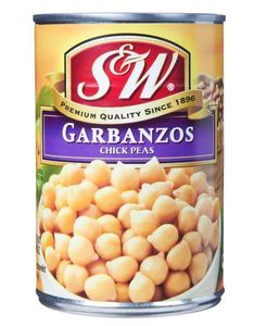 Hovedbilde S&W Kikerter (Garbanzob&oslash;nner) 439g.