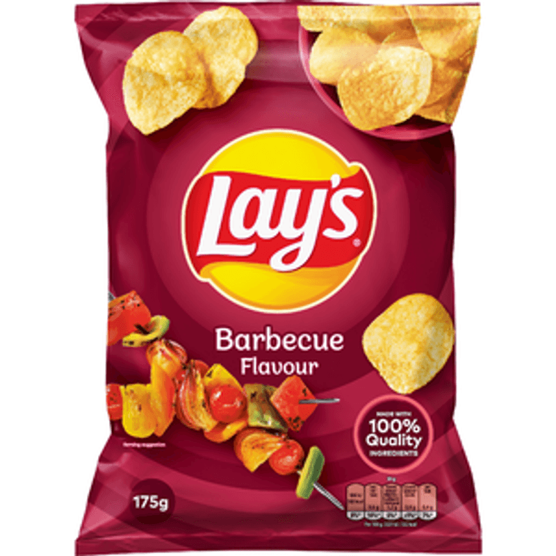 LAYS CHIPS BBQ 175G