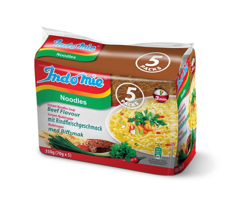 Indomie Beef Flavour Noodles 70g*5st./ Halal