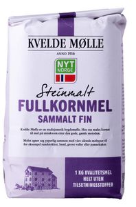 Hovedbilde Kvelde M&oslash;lle Fullkornmel Steinmalt Sammalt Fin ...