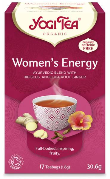 Yogi Tea Women's Energy kologisk 17tp.