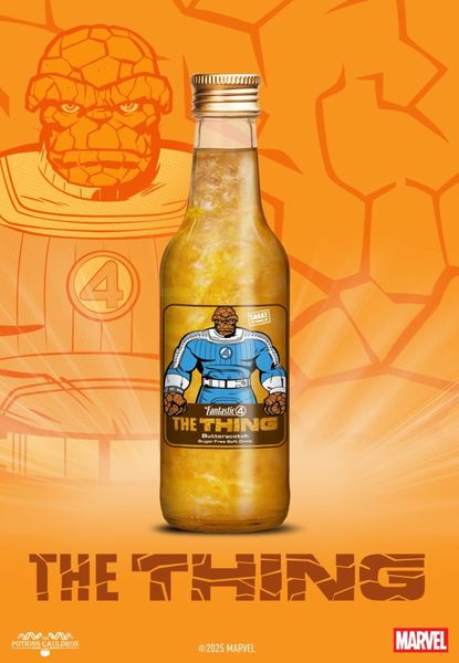  Marvel Fantastic Four - The Thing Butterscotch Soda 330ml.