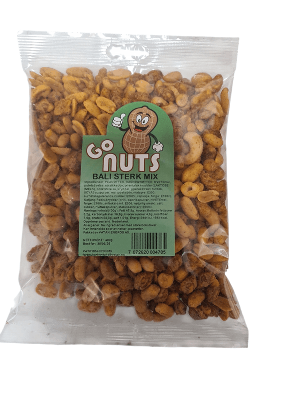 GO NUTS BALI MIX STERK 400g.