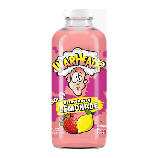 Warheads Sour Strawberry Lemonade (473ml).