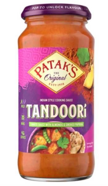 Patak's Tandoori 450g*6st. Hele Eske