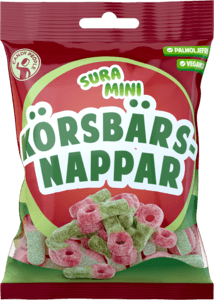 Hovedbilde Mini Sura K&Ouml;RSB&Auml;RSNAPPAR 70g./ Vegan