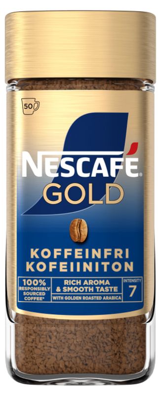 Nescafe Gold Koffeinfri 100g.