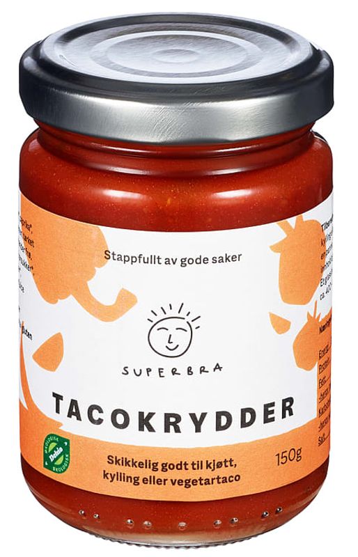 Superbra Tacokrydder Økologisk 150g.