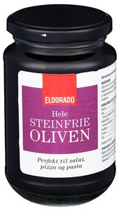 Hovedbilde Sort Oliven u/Sten Eldorado 335g.