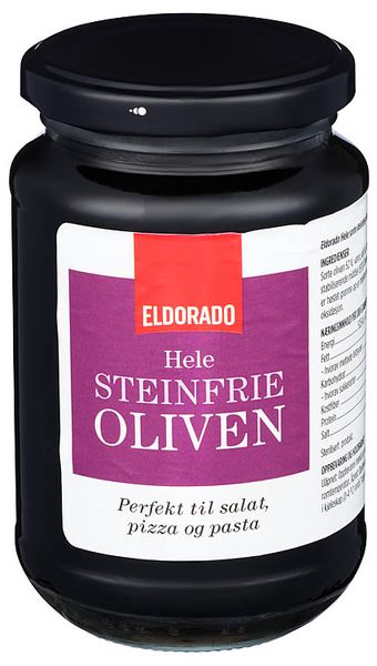 Sort Oliven u/Sten Eldorado 335g.