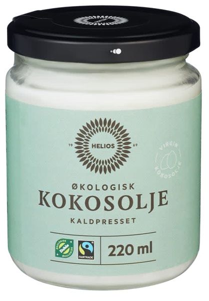 Helios Kokosolje Økologisk 250g.