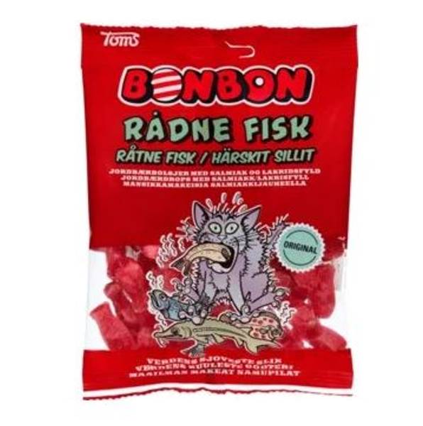 BonBon Råtne Fisk 125g.