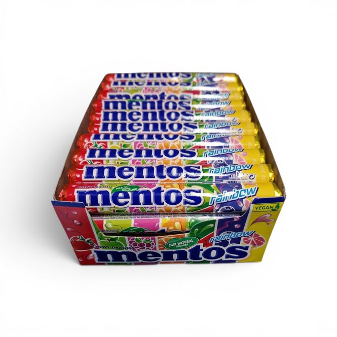 Hovedbilde MENTOS RAINBOW RULL 38G*40st./ Hele Eske