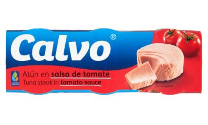 Hovedbilde Calvo Tuna i Tomatsaus 80g*3pk.