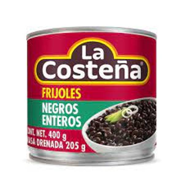 La Costena Hele Svarte Bønner ((Frijoles Negros Enteros)) 400g. 