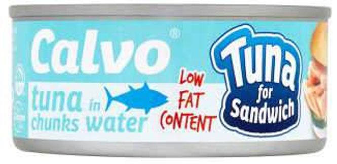 Hovedbilde Calvo Tunfisk Biter i Vann 142g.