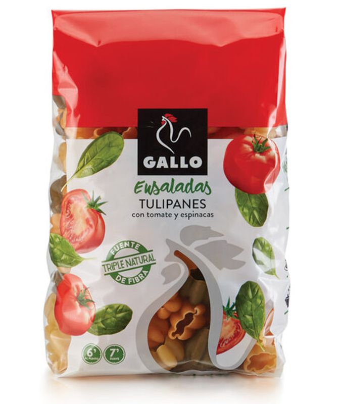 Gallo Tulipanes Pasta Tre Farger 450g.