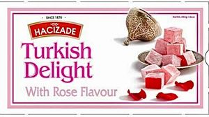 Hovedbilde Turkish Delight Rosesmak Hacizade 454g.