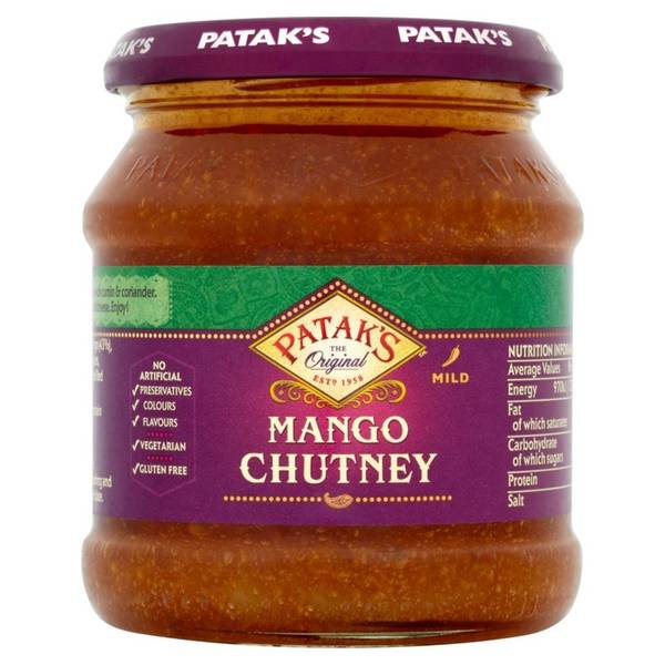 Patak's Mild Mango Chutney 340g .