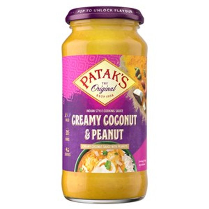 Patak's Creamy Coconut & Peanut  450g.