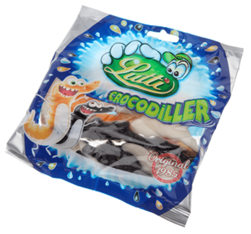 Lutti Crocodiller 130g. 