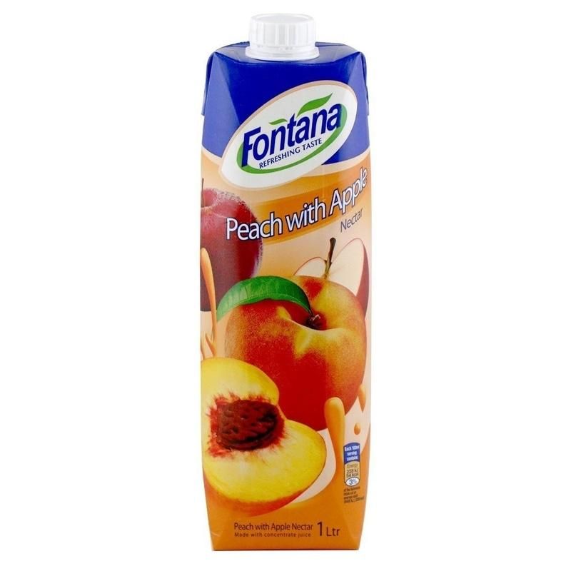 Fontana Fersken m/Eple Nektar 1L