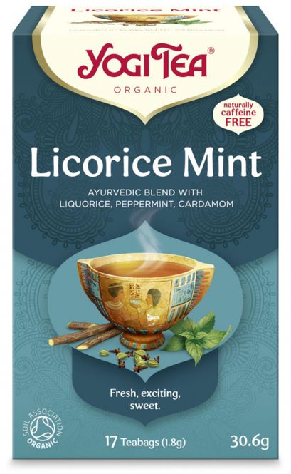 Hovedbilde Yogi Tea Licorice Mint Økologisk 17tp.