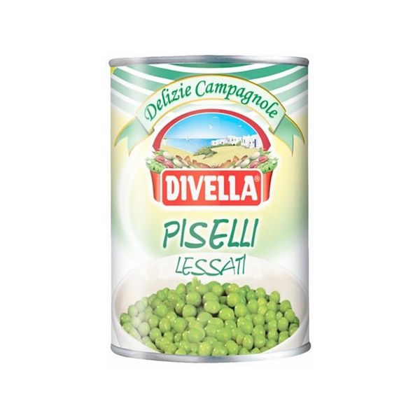Grønn Erter Divella 400g.