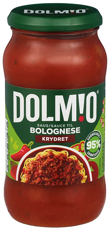 Dolmio Bolognese Saus Spicy Chili((Krydder)) 450g.