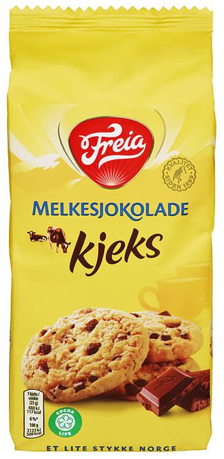 Hovedbilde Melkesjokolade Kjeks Freia 184g.